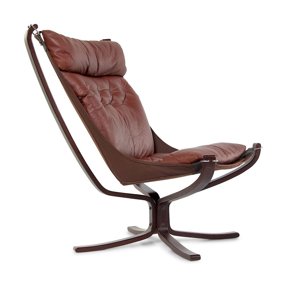 Appraisal: Sigurd Ressell Norwegian - Falcon Chair Vatne Mobler Norway Sigurd