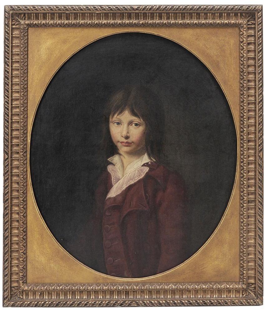 Appraisal: German School early th century Portrait of a Boy Stanislaus