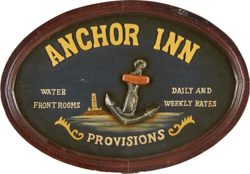 Appraisal: Lot Of Hotel Motel Inn Hospitality Signs Includes - Anchor