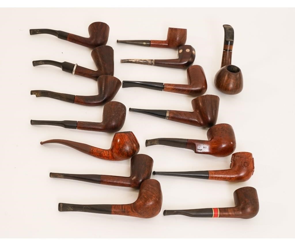 Appraisal: Fifteen smoking pipes of various makers to include Savinelli GBD