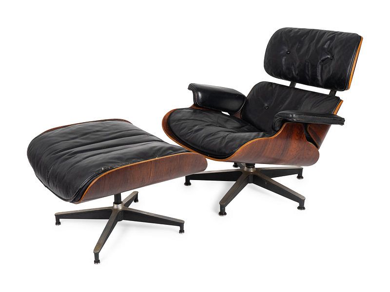 Appraisal: A Herman Miller Charles and Ray Eames Lounge Chair Chair