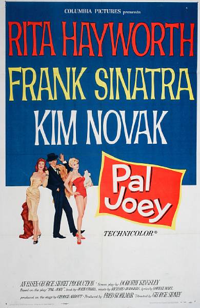 Appraisal: Pal Joey Columbia one-sheet condition A x in