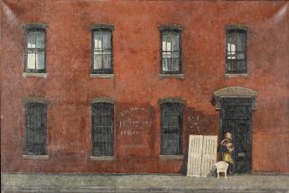 Appraisal: Signed Arthur Allan Maclean Depicting a large red brick building