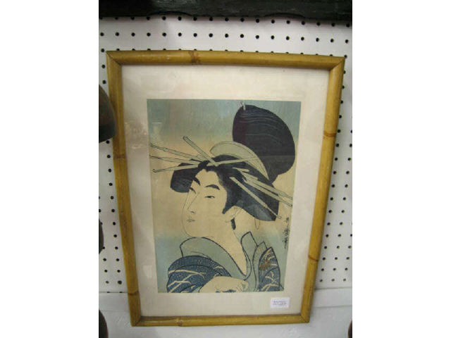 Appraisal: Japanese Woodblock Print