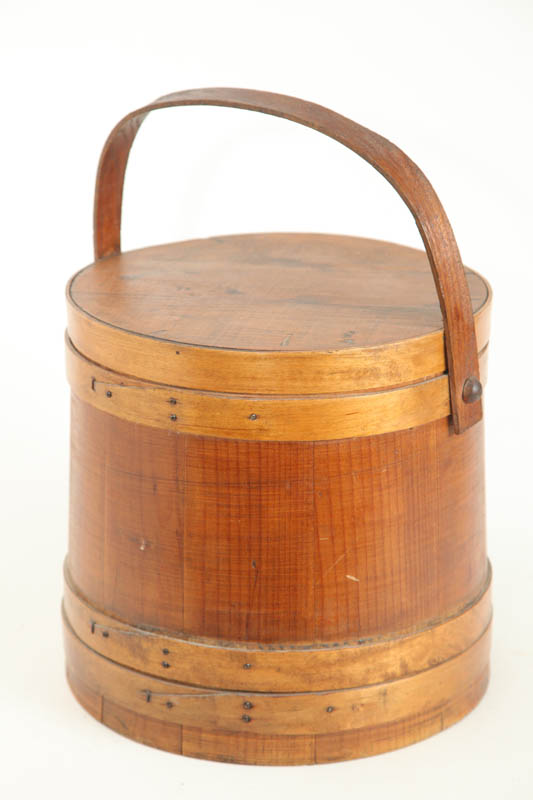 Appraisal: APPLE BUTTER BUCKET Cincinnati Ohio late th-early th century pine