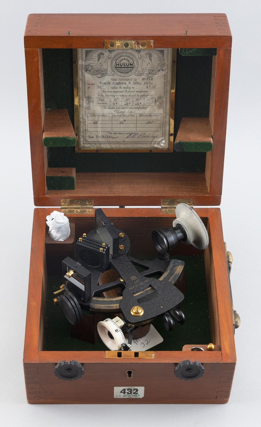 Appraisal: SEXTANT BY HENRY HUGHES SON LTD LONDON CIRCA RADIUS RADIUS