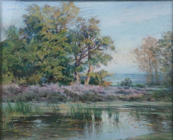 Appraisal: HELENE MARECHAL French b POND IN SPRINGTIME signed lower left