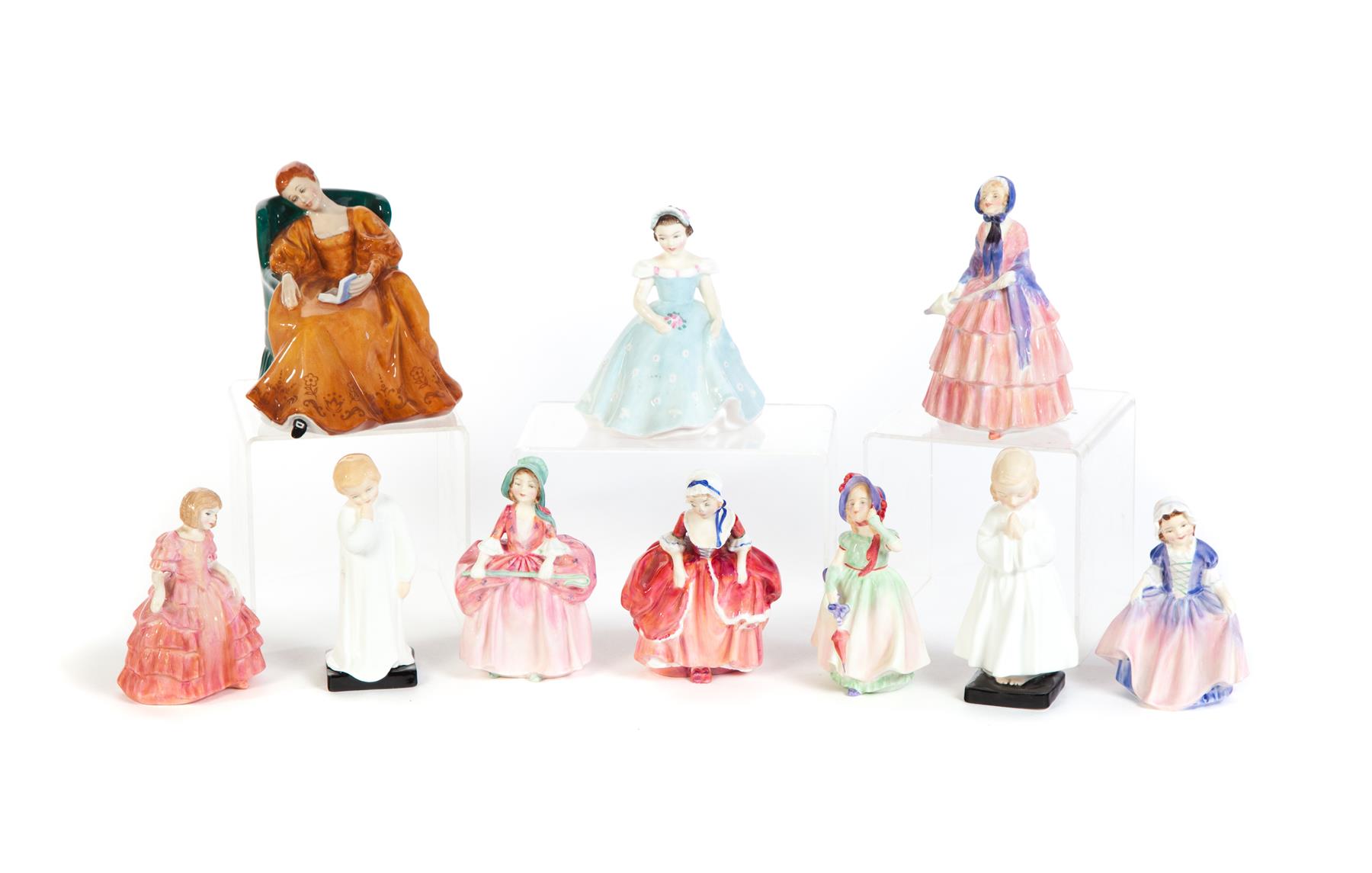 Appraisal: TEN ROYAL DOULTON FIGURINES England nd half- th century High