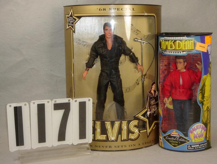 Appraisal: Lot of collector's series dolls James Dean Limited Edition Elvis