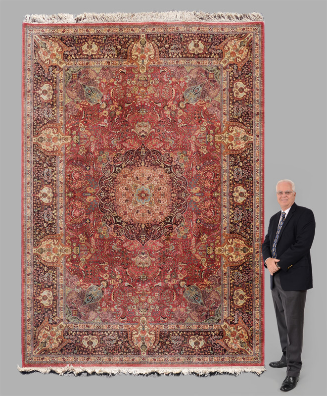 Appraisal: LEON CAPEL DESIGNER BELGIAN MACHINE WOVEN WOOL RUG ' ''