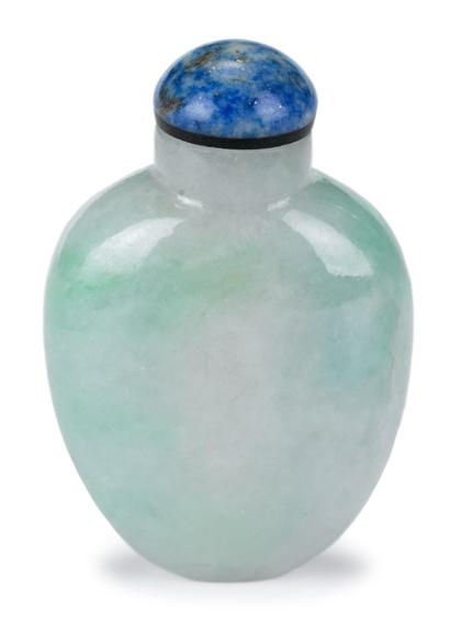 Appraisal: Chinese jadeite snuff bottle th century