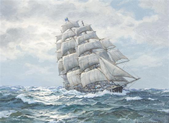 Appraisal: Charles Vickery American - Sovereign of the Seas - Ocean