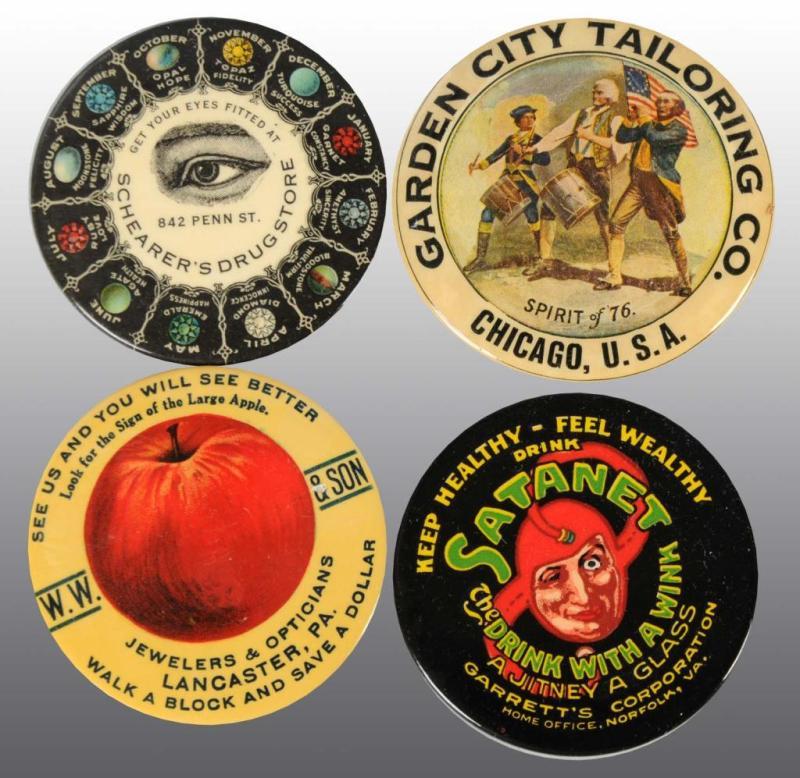 Appraisal: Lot of Pocket Mirrors Description Includes one for Garden City