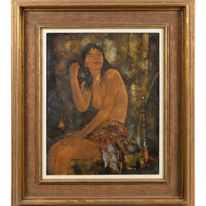 Appraisal: Pawel Kontny American - Nude Pastel signed PA Kontny lower