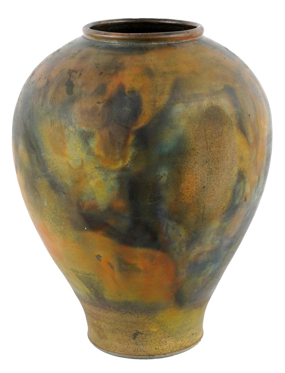 Appraisal: ART POTTERY VASEsigned and dated M Hines to underside inches