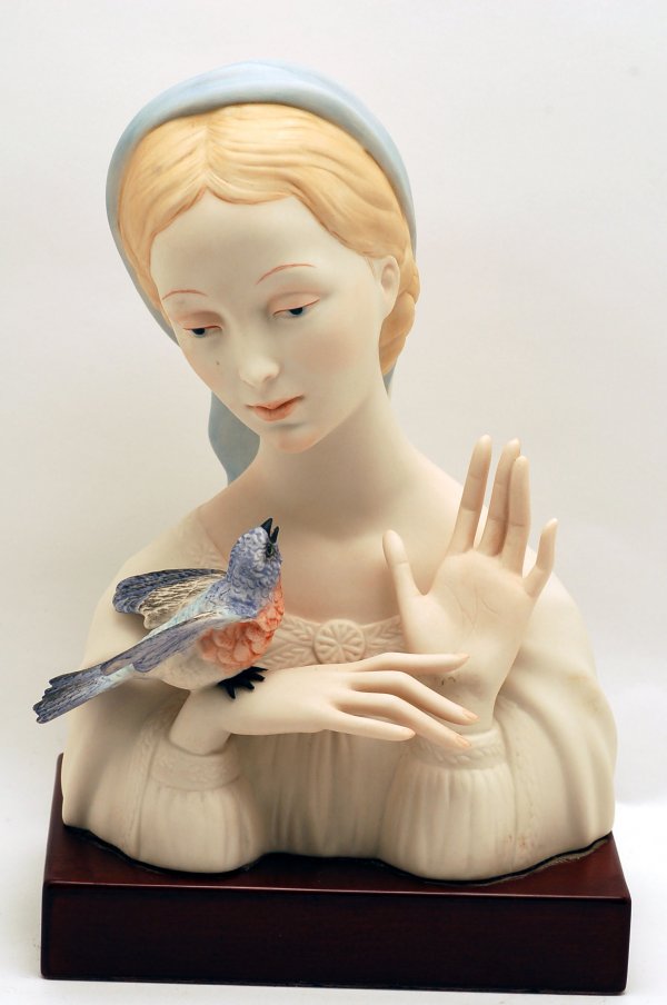 Appraisal: Cybis figurine of Madonna with Bird marked to back edge