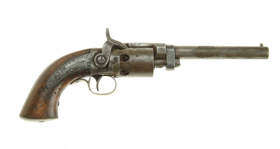 Appraisal: INSCRIBED WESSON LEAVITT BELT REVOLVER Cal SN Usual configuration with