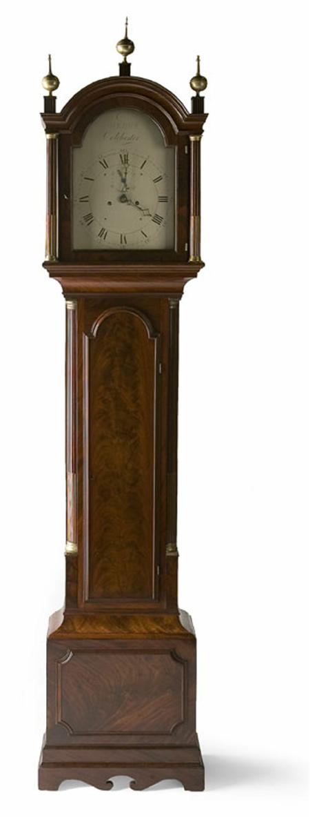 Appraisal: A George III mahogany longcase clock Hedge of Colchester late