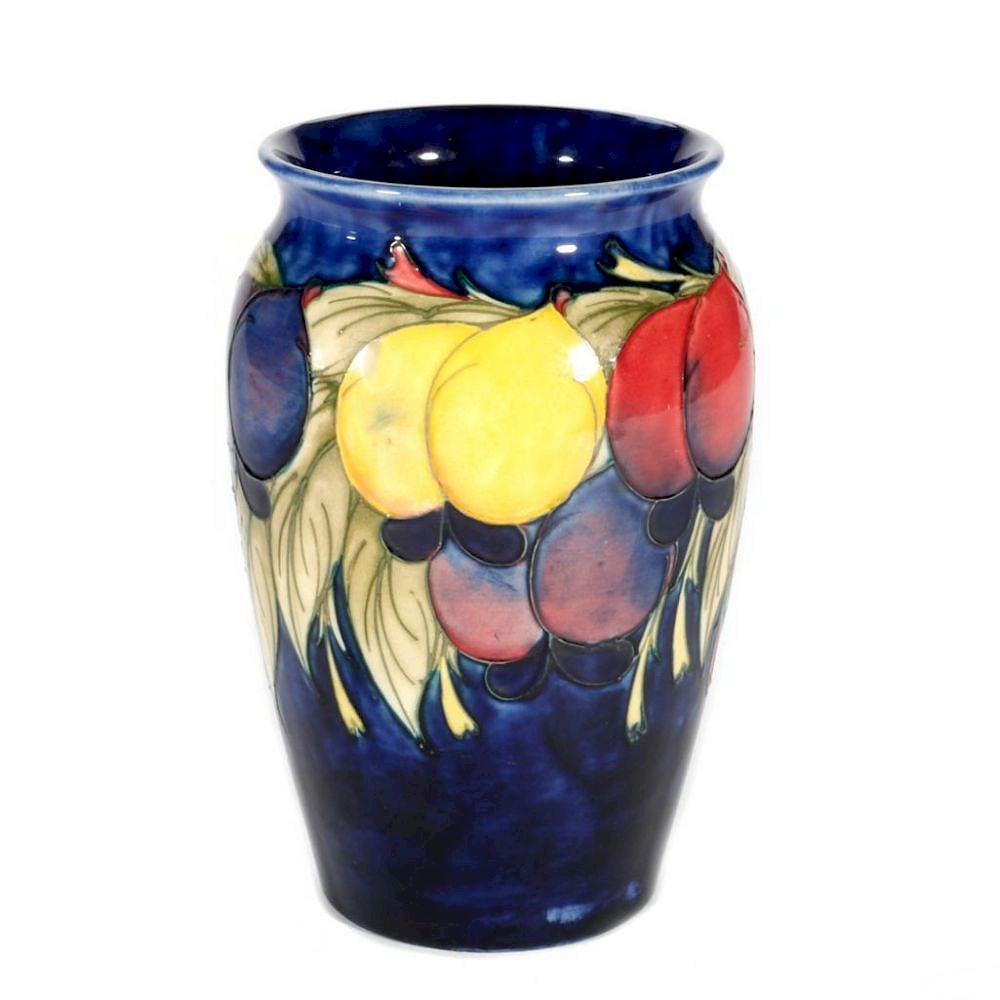 Appraisal: A signed Walter Moorcroft vase A signed Walter Moorcroft English