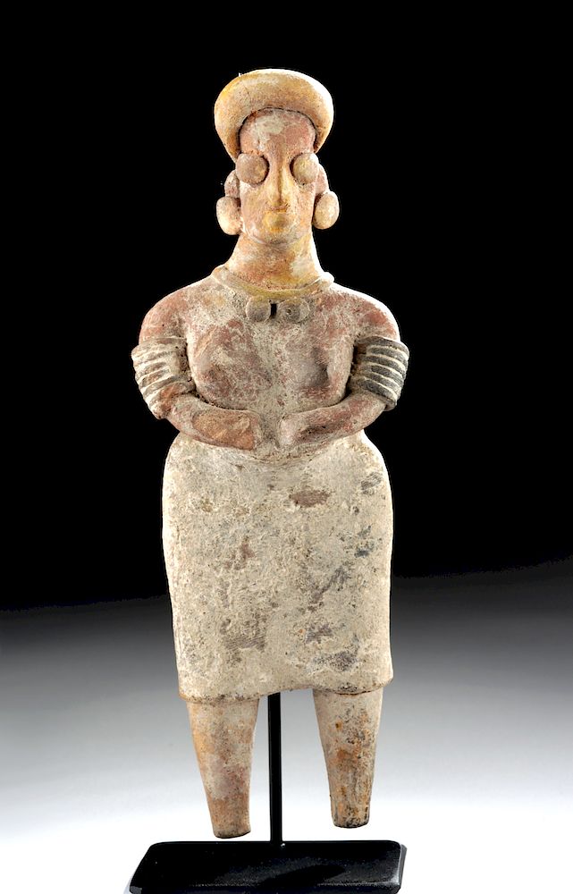 Appraisal: Colima Ceramic Standing Female Figure Pre-Columbian West Mexico Colima ca