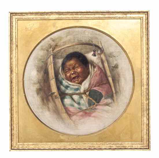 Appraisal: Grace Carpenter Hudson American - Girl with Indian Papoose oil