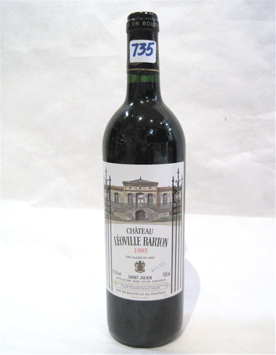 Appraisal: ONE BOTTLE OF VINTAGE FRENCH RED BORDEAUX WINE Chateau Leoville