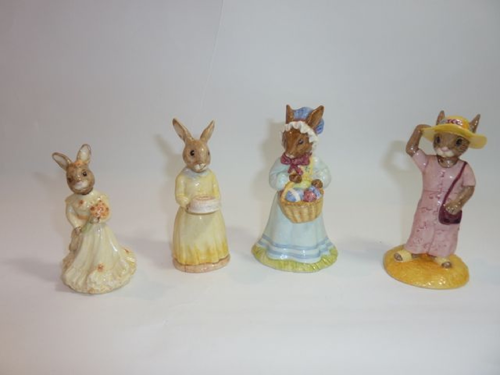 Appraisal: A collection of four Royal Doulton Bunnykins figures comprising th