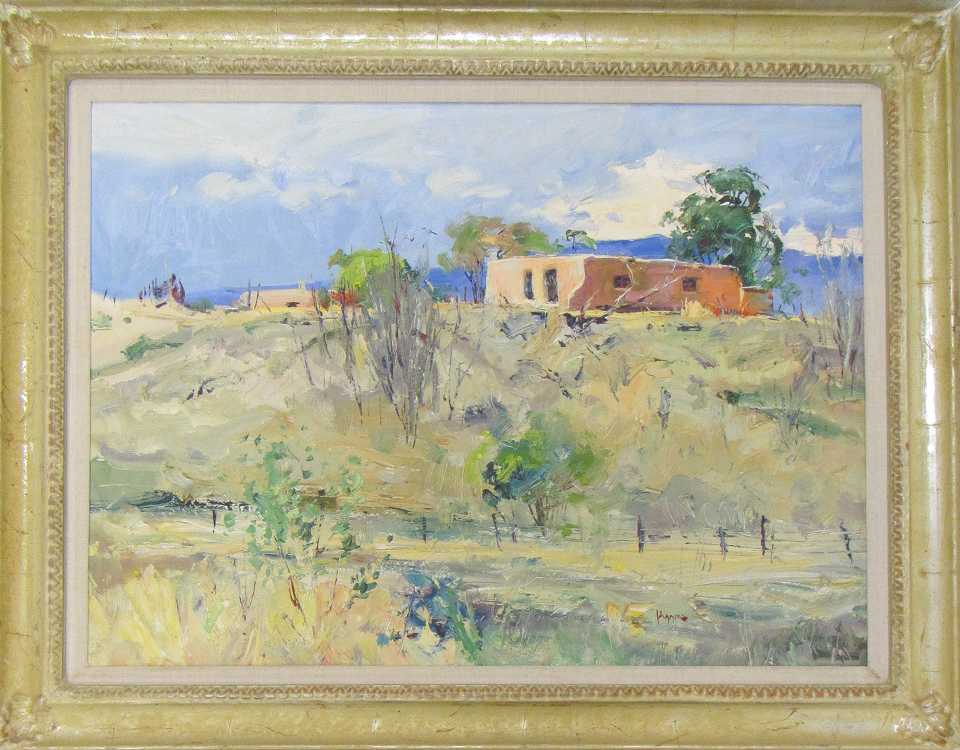 Appraisal: DOUG HIGGINS OIL ON BOARD New Mexico New Jersey b