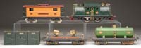 Appraisal: LOT OF LIONEL STANDARD GAUGE E ENGINE THREE LIONEL SHIPPING