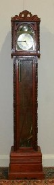 Appraisal: A th century longcase clock with brass face cm high