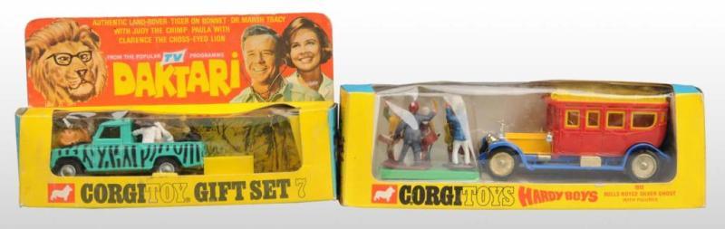 Appraisal: Lot of Corgi Daktari Hardy Boys Die-Cast Sets Description Circa