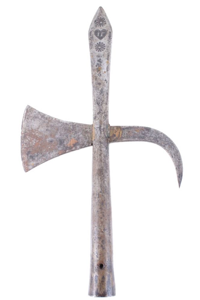 Appraisal: Fine American Indian Halberd IF Tomahawk th C This is