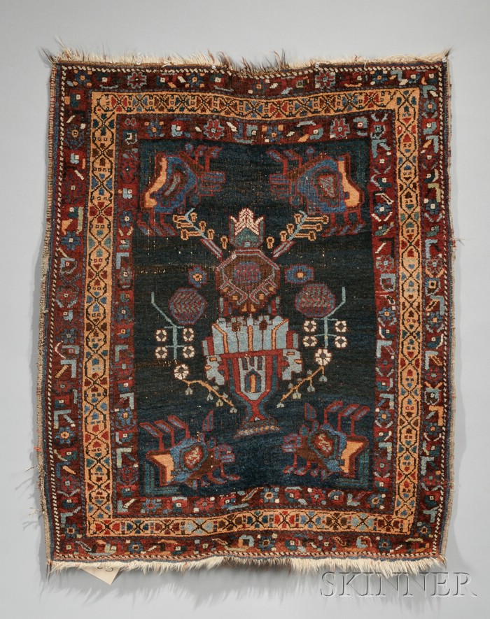 Appraisal: Afshar Rug South Persia th th century ft in x