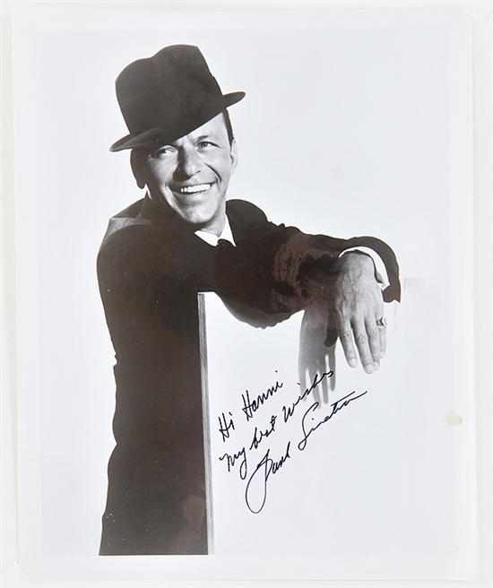 Appraisal: Autographs Celebrities Including Frank Sinatra Dean Martin Jerry Lewis Jesse