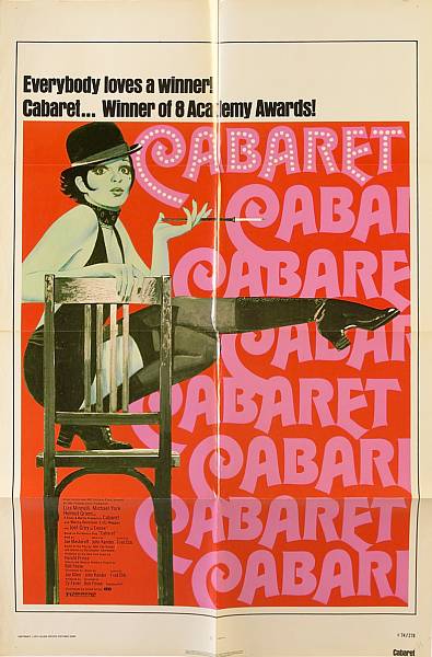 Appraisal: Cabaret Four one-sheets including Allied Artists R- 'Academy Awards' style