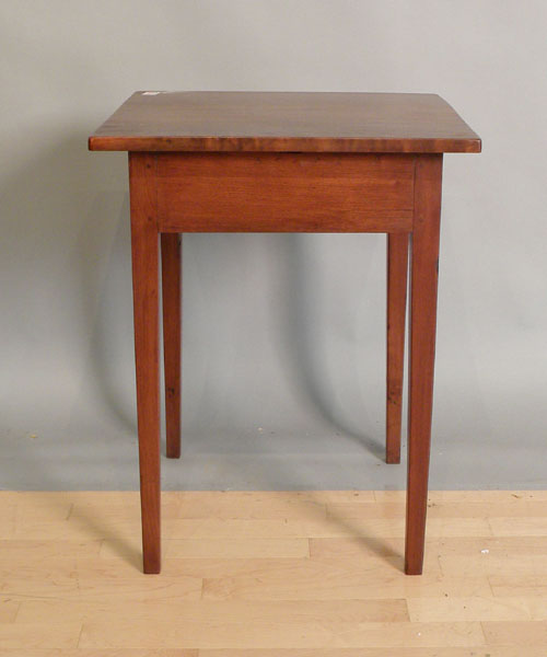 Appraisal: Sheraton walnut work stand th c together with a walnut