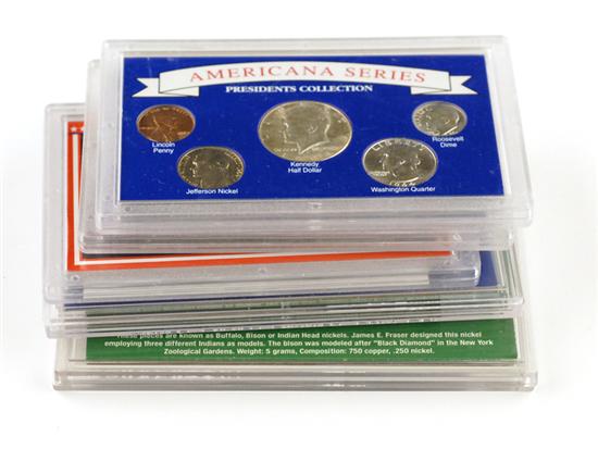 Appraisal: Coin Sets Americana type sets Including Buffalo Nickers American Heritage