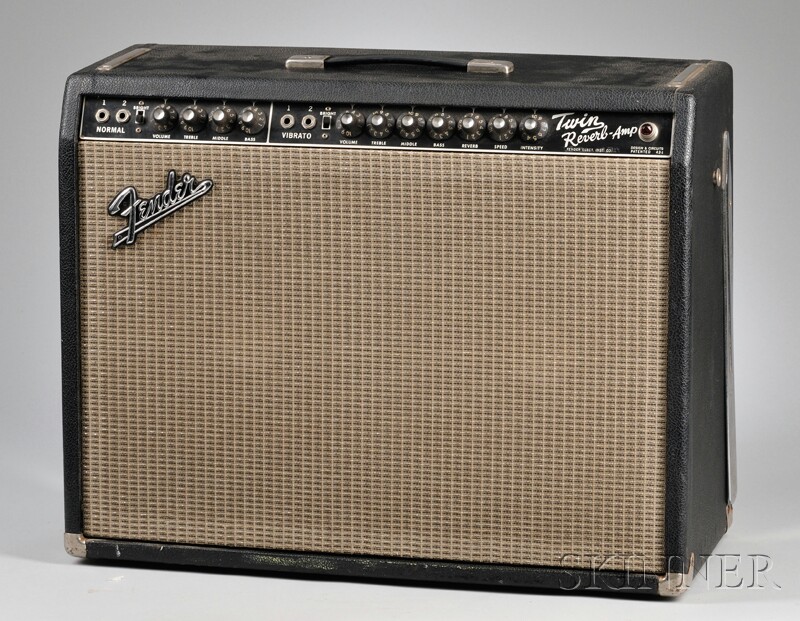 Appraisal: American Guitar Amplifier Fender Musical Instruments Fullerton Model Twin Reverb