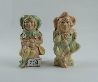 Appraisal: A collection of Royal Doulton toby jugs to include Jester