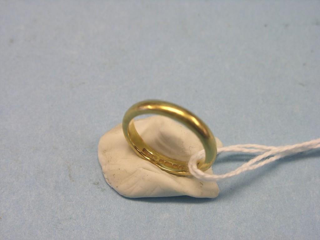 Appraisal: A ct gold wedding band grams