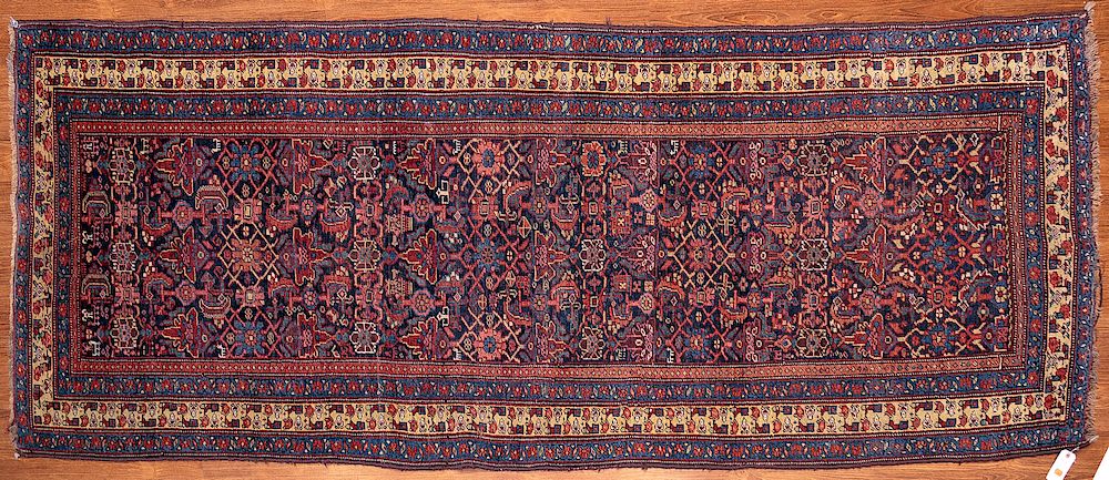 Appraisal: Antique Bijar Corridor Rug Persia x circa