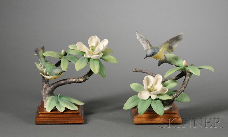 Appraisal: Pair of Royal Worcester Porcelain Dorothy Doughty Models of Birds