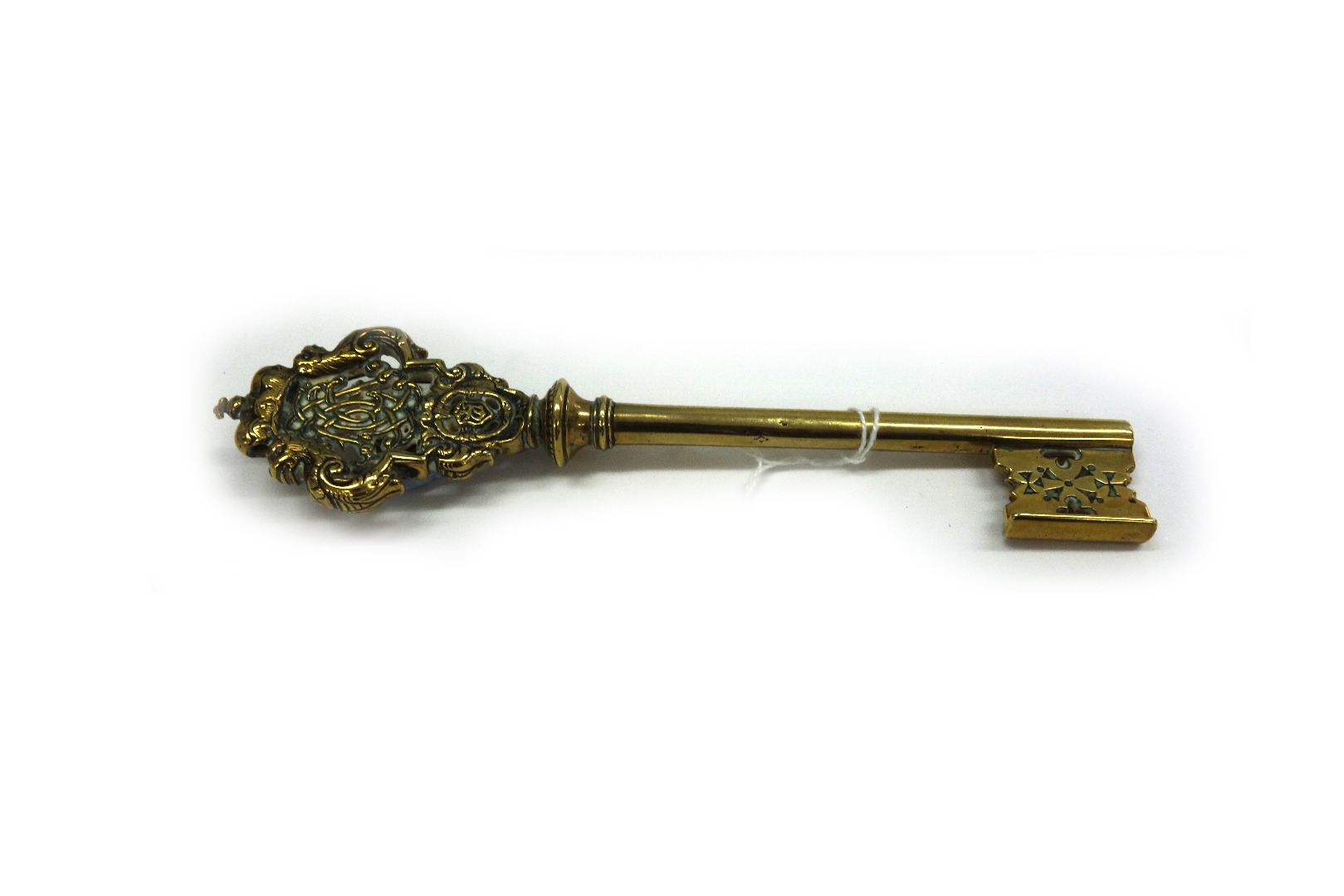 Appraisal: An impressive brass key th early th century cast with