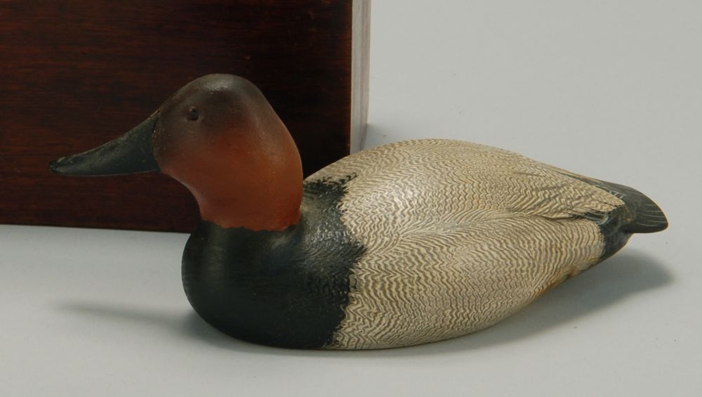 Appraisal: MINIATURE DRAKE CANVASBACK By J B Gariton of Smith Falls