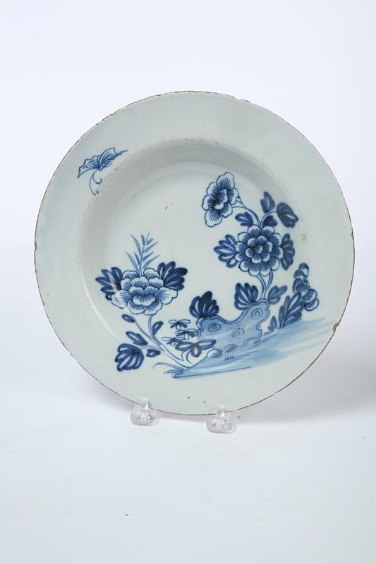 Appraisal: DELFT BOWL Attributed to Lambeth England th century Blue flower