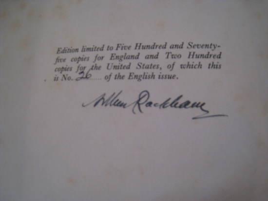 Appraisal: RACKHAM Arthur Illustrator - - GOLDSMITH Oliver - The Vicar