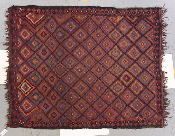 Appraisal: A Veramin kilim Central Persia Circa size approximately ft in