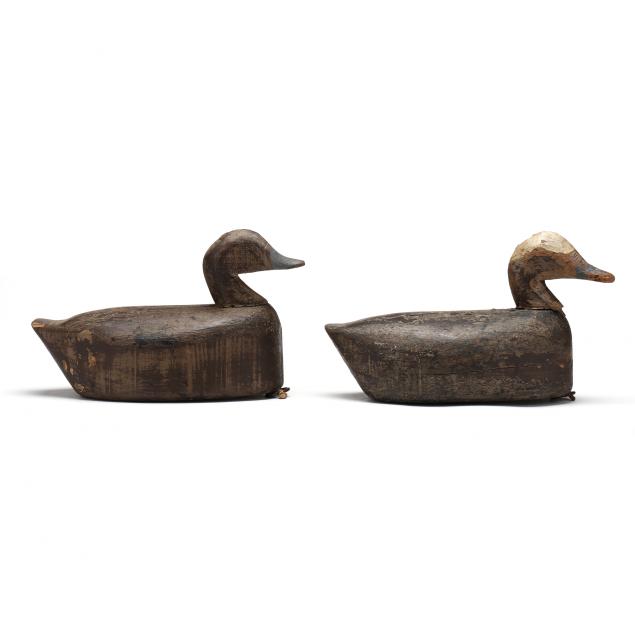 Appraisal: BERTRAND BUCK EASON VA - PAIR OF WIDGEON Knotts Island