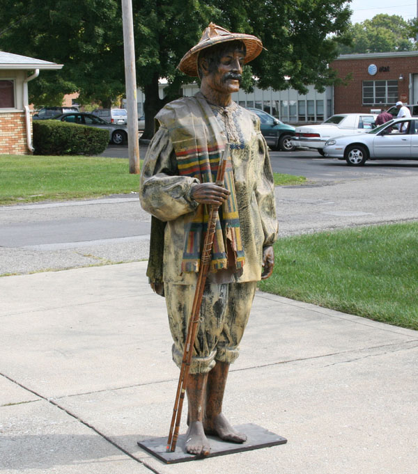 Appraisal: Vintage lifesize papier mache male figure molded theatrical prop in