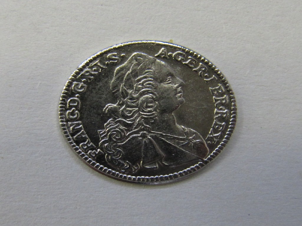 Appraisal: Antique silver coin dated